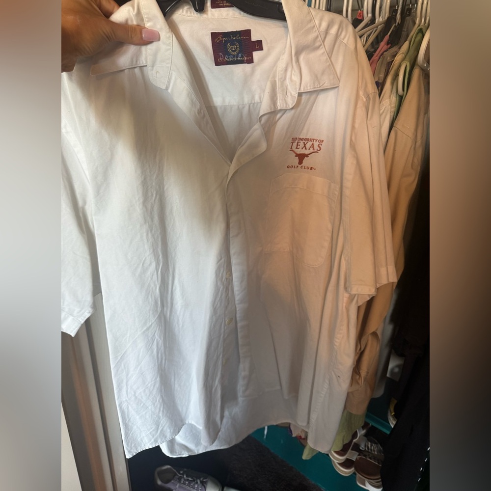 Men's White UT Golf club  Shirt